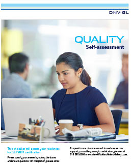 ISO 9001: 2015 - Self assessment